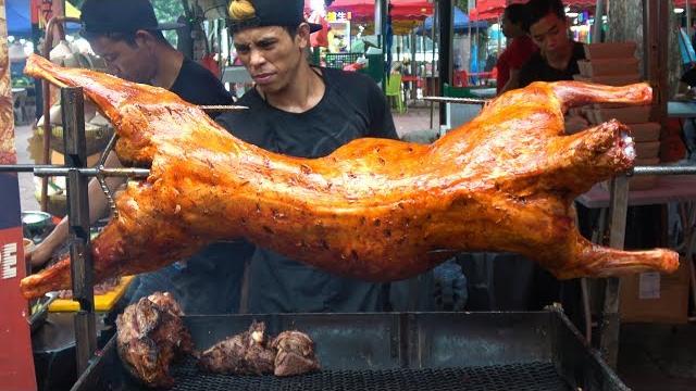 Malaysia street food in kuala lumpur bbq lamb Malaysia street food in kuala lumpur bbq lamb