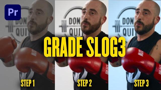 Color grade sony slog3 in premiere pro Color grade sony slog3 in premiere pro