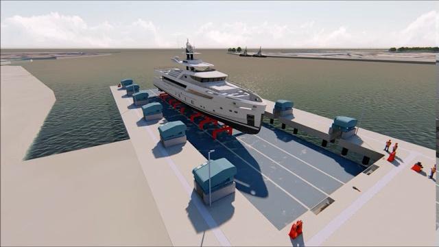 Almar 2000 ton shiplift project Almar 2000 ton shiplift project