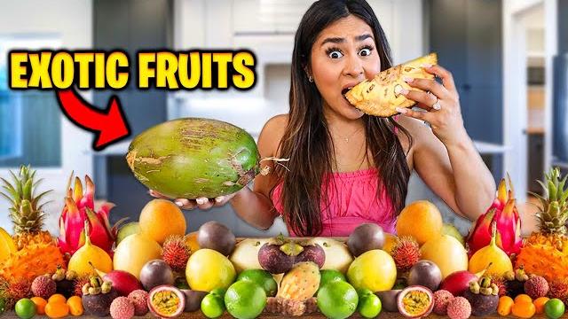 Eating the most exotic fruits in the world! Eating the most exotic fruits in the world!