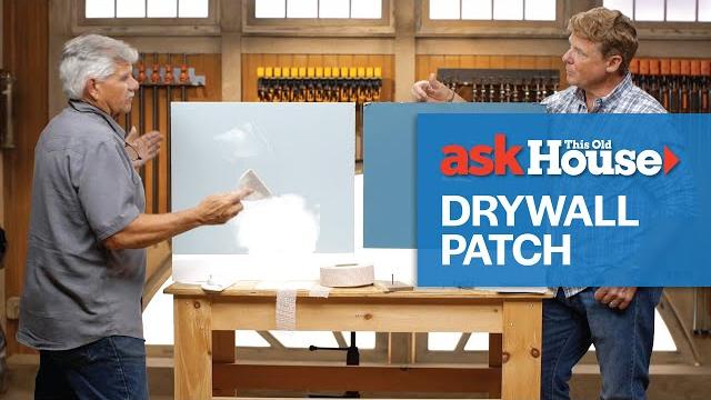 How to patch a drywall hole | ask this old house How to patch a drywall hole | ask this old house
