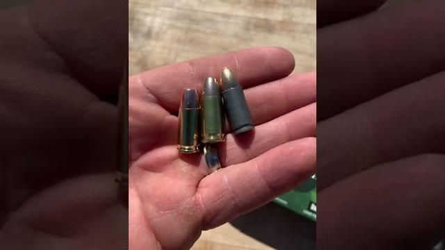 Frangible vs hollow point vs fmj 9mm Frangible vs hollow point vs fmj 9mm