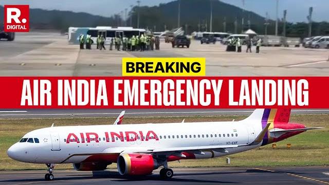 Air india flight makes emergency landing in thailand after bomb threat note found in lavatory Air india flight makes emergency landing in thailand after bomb threat note found in lavatory