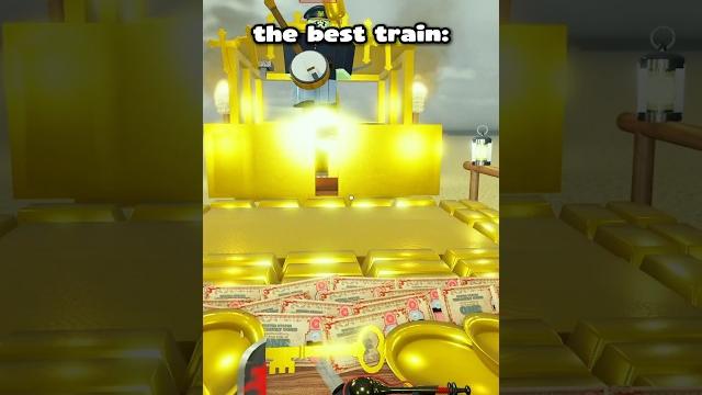 Building the best gold train in dead rails #deadrails #roblox Building the best gold train in dead rails #deadrails #roblox
