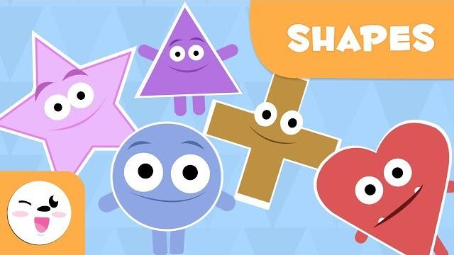 Geometric shapes for kids - preschool vocabulary Geometric shapes for kids - preschool vocabulary