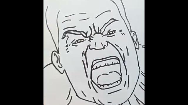 Hulk drawing Hulk drawing