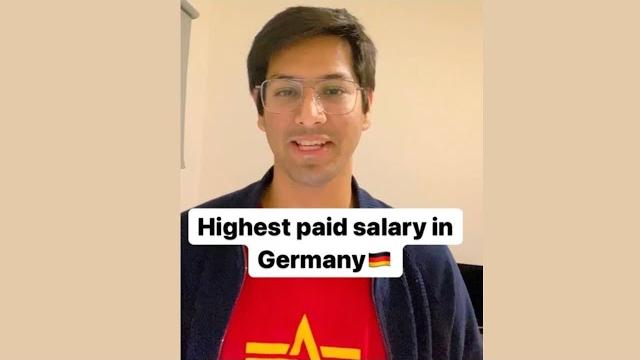 Highest paid salary in germany #shortvideos Highest paid salary in germany #shortvideos