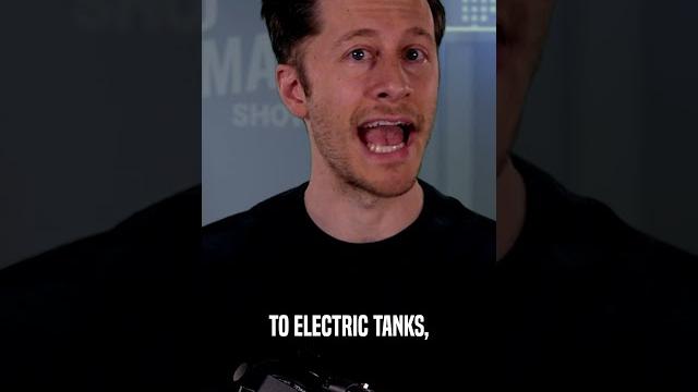 Trump delivers deranged rant on electric tanks #shorts Trump delivers deranged rant on electric tanks #shorts