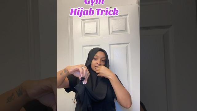 Hijab gym trick | hijab tuturial Hijab gym trick | hijab tuturial