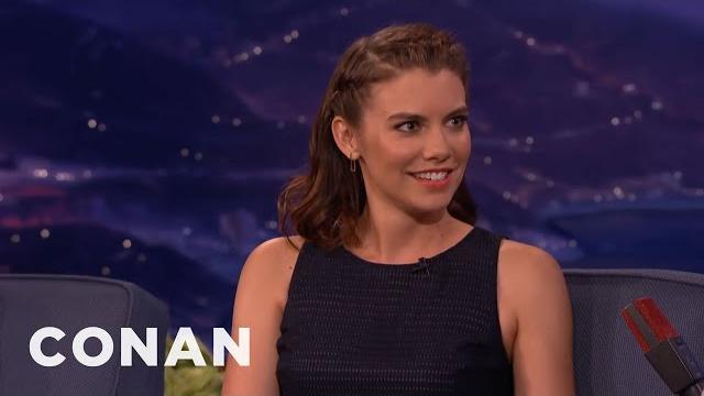 Lauren cohan wants a zombie fitbit | conan on tbs Lauren cohan wants a zombie fitbit | conan on tbs