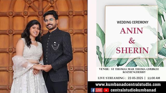 Wedding live streaming - anin & sherin (22-05-2025) Wedding live streaming - anin & sherin (22-05-2025)