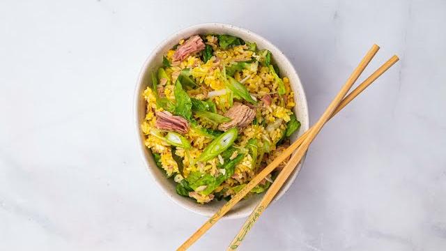 Tuna mayo fried rice Tuna mayo fried rice