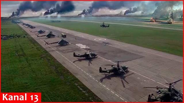 Ukraine conducted a similar spider web operation in crimea: 34 percent of air force was destroyed Ukraine conducted a similar spider web operation in crimea: 34 percent of air force was destroyed