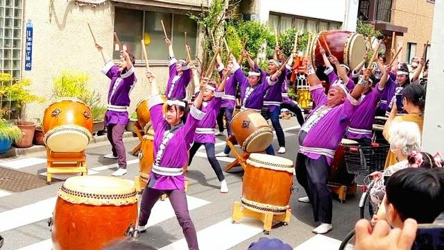 【浅草三社祭】日本女子太鼓激情现场 【浅草三社祭】日本女子太鼓激情现场