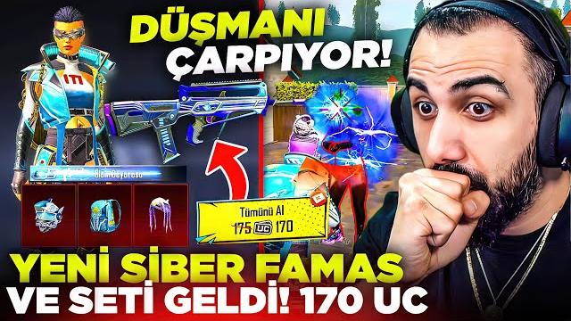 5 sevi̇ye elektri̇k atan si̇ber famas ve oyunun en i̇yi̇ saçi geldi̇!! (170 uc aşiri i̇yi̇) | pubg mobile 5 sevi̇ye elektri̇k atan si̇ber famas ve oyunun en i̇yi̇ saçi geldi̇!! (170 uc aşiri i̇yi̇) | pubg mobile