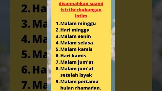 Waktu sunnah berhubungan suami istri#shorts Waktu sunnah berhubungan suami istri#shorts