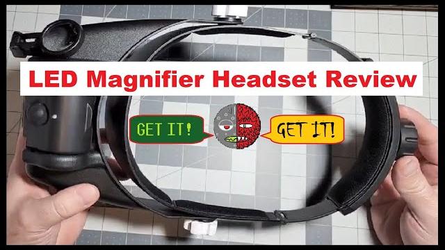 Led magnifier headset review (dilzekui head mount magnifier with led light) model: mg82000mc Led magnifier headset review (dilzekui head mount magnifier with led light) model: mg82000mc