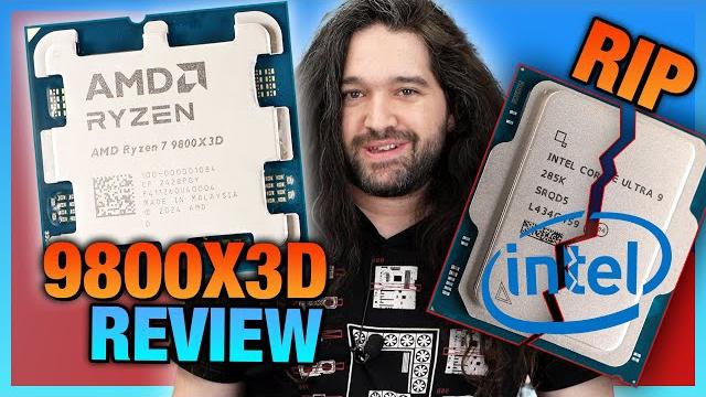 Rip intel: amd ryzen 7 9800x3d cpu review & benchmarks vs. 7800x3d, 285k, 14900k, & more Rip intel: amd ryzen 7 9800x3d cpu review & benchmarks vs. 7800x3d, 285k, 14900k, & more