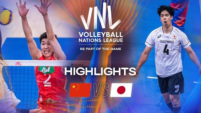 China vs. japan - highlights | week 1 | men's vnl 2025 China vs. japan - highlights | week 1 | men's vnl 2025