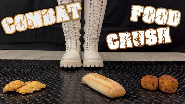 White combat food crush - asmr White combat food crush - asmr