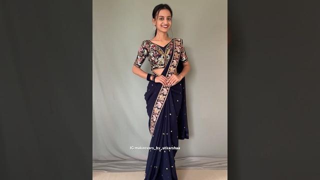 Retro mermaid drape tutorial #shorts #saree #sareelove #style @groomingwithutkarsha Retro mermaid drape tutorial #shorts #saree #sareelove #style @groomingwithutkarsha
