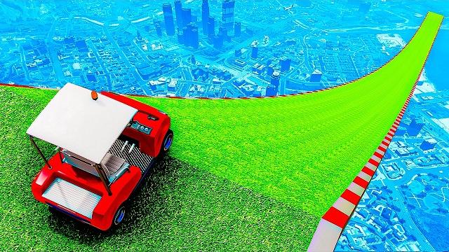 Golf carts vs ramps in gta 5 Golf carts vs ramps in gta 5