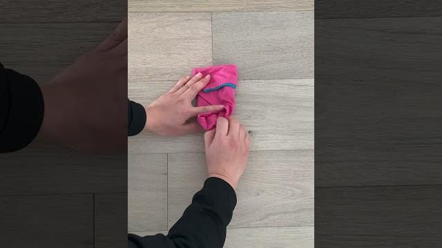 Folding underwear hack to save space Folding underwear hack to save space