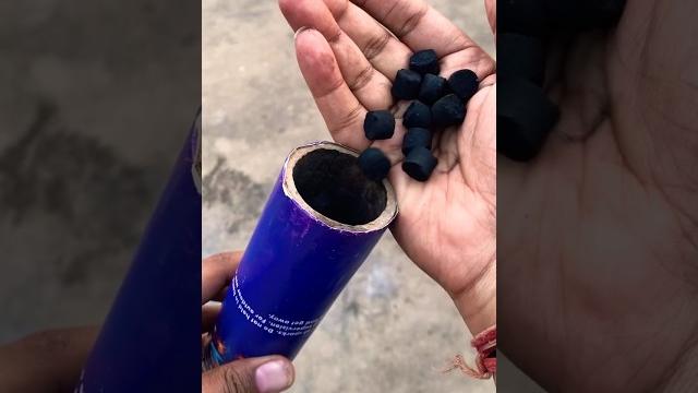We make sky shot at home #shorts #diwali #crackers We make sky shot at home #shorts #diwali #crackers