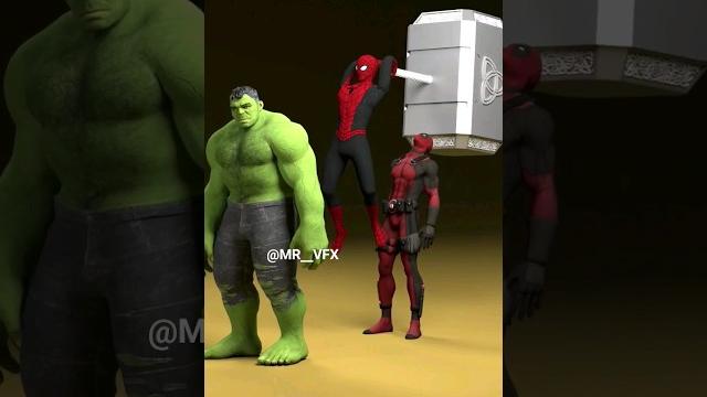 Marvel animation 41% hulk suffering by spider man #shorts Marvel animation 41% hulk suffering by spider man #shorts