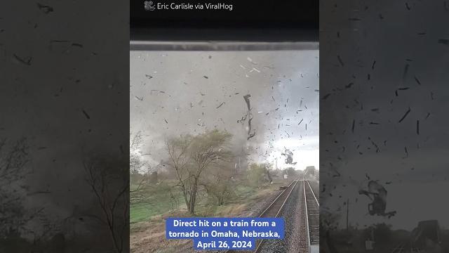 Tornado strikes train in nebraska Tornado strikes train in nebraska