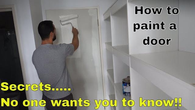 How to paint a door How to paint a door