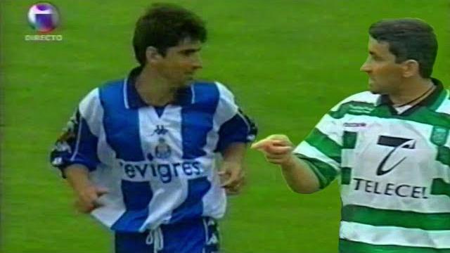 Acosta vs paulinho santos, na final da taça de portugal entre sporting e porto em 1999/2000 Acosta vs paulinho santos, na final da taça de portugal entre sporting e porto em 1999/2000