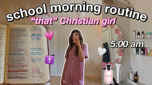 5am "that" christian girl school morning routine ️ 5am "that" christian girl school morning routine ️