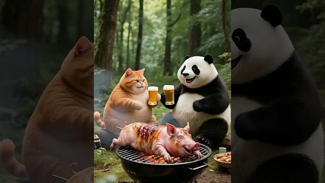 A mischievous day for chubby cats#kitten #cat #ai A mischievous day for chubby cats#kitten #cat #ai