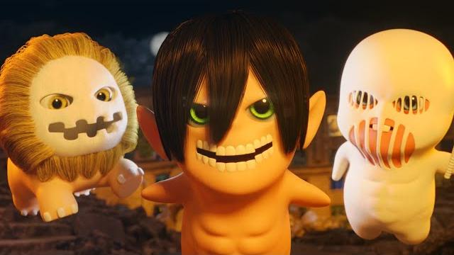 Chibi titans 3 - the warhammer titan | attack on titan animation Chibi titans 3 - the warhammer titan | attack on titan animation