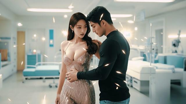 The poor guy awakened x-ray vision! saw right through the nurse's bra size, drooled over his gf's The poor guy awakened x-ray vision! saw right through the nurse's bra size, drooled over his gf's