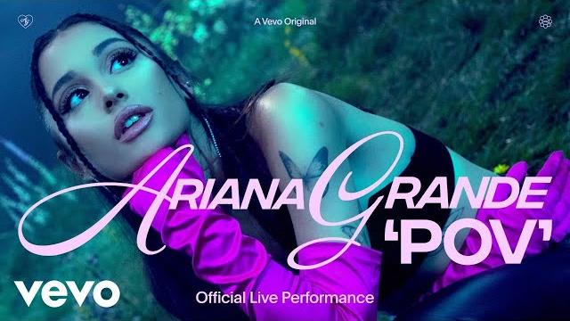 Ariana grande - pov (official live performance) | vevo Ariana grande - pov (official live performance) | vevo