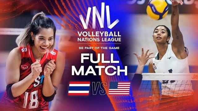 Tha vs. usa - full match | women's vnl 2023 Tha vs. usa - full match | women's vnl 2023