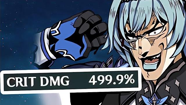 Eula, but 499.9% crit damage Eula, but 499.9% crit damage