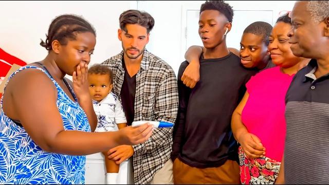 Taking a pregnancy test on camera... Taking a pregnancy test on camera...