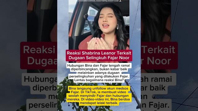 Reaksi bina saat fajar selingkuh #gosipartis #viralshort #shabrinaleanor #fajarnoor #selingkuh Reaksi bina saat fajar selingkuh #gosipartis #viralshort #shabrinaleanor #fajarnoor #selingkuh
