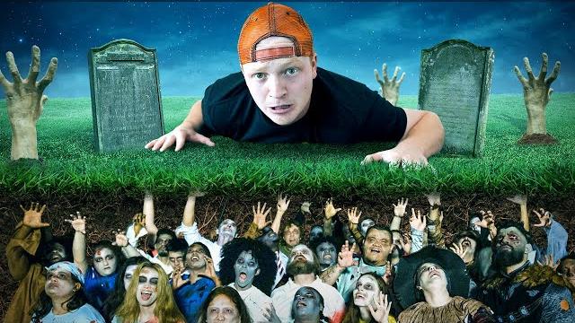 100 zombies hunt me in hide & seek! 100 zombies hunt me in hide & seek!