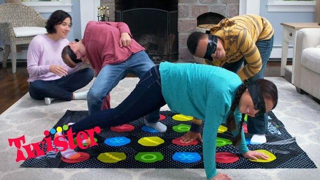 'blindfolded twister' official spot - hasbro gaming 'blindfolded twister' official spot - hasbro gaming
