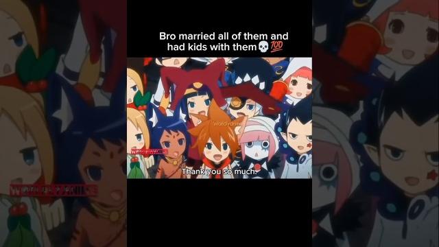 The only mc in a harem anime to marry and have kids with all the ladies | anime moments #anime #fy The only mc in a harem anime to marry and have kids with all the ladies | anime moments #anime #fy