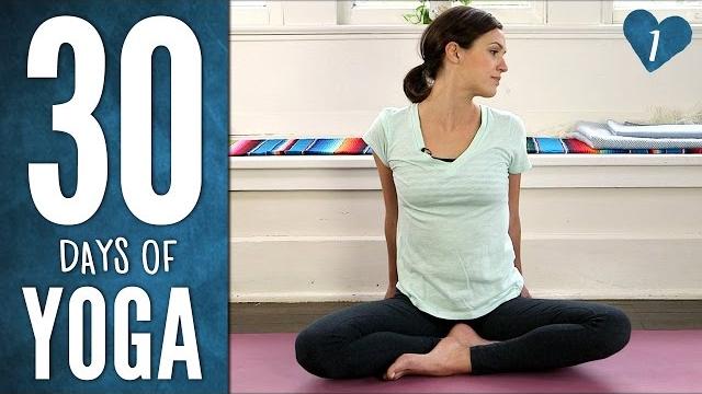 Day 1 - ease into it - 30 days of yoga Day 1 - ease into it - 30 days of yoga