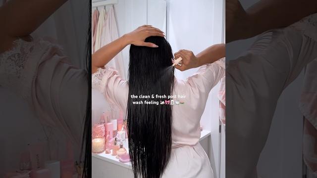 The clean & fresh post hair wash feeling ️🪷 The clean & fresh post hair wash feeling ️🪷