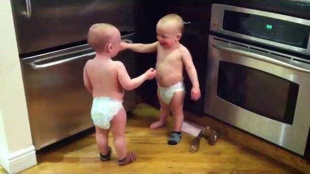Talking twin babies - part 2 - official video Talking twin babies - part 2 - official video