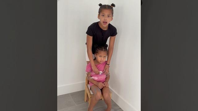 Dad catches daughter taping little sister to a chair #shorts Dad catches daughter taping little sister to a chair #shorts