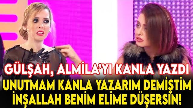 Gülşah kendisini rezil eden almila'yı kanla yazdı ardından beddua etti - i̇şte benim stilim Gülşah kendisini rezil eden almila'yı kanla yazdı ardından beddua etti - i̇şte benim stilim
