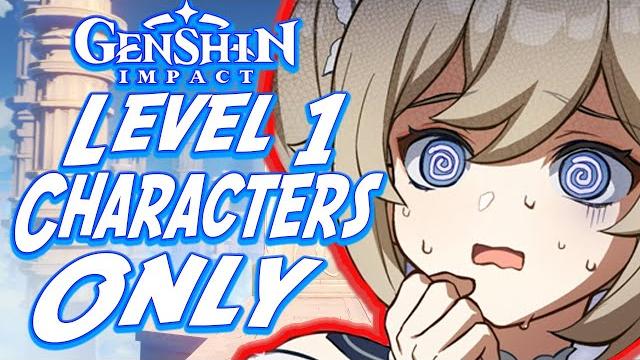 Can you beat genshin impact only using level 1 characters??!! Can you beat genshin impact only using level 1 characters??!!